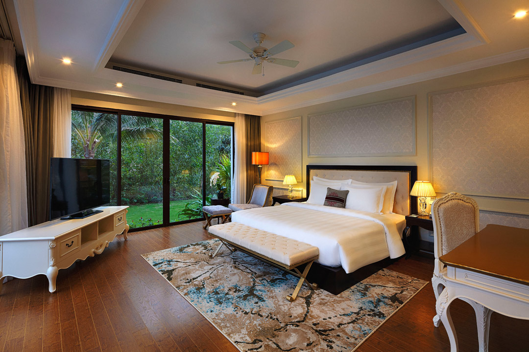 Phòng khách sang trọng tại villa Vinpearl Sealink Nha Trang Phòng khách sang trọng tại villa Vinpearl Sealink Nha Trang