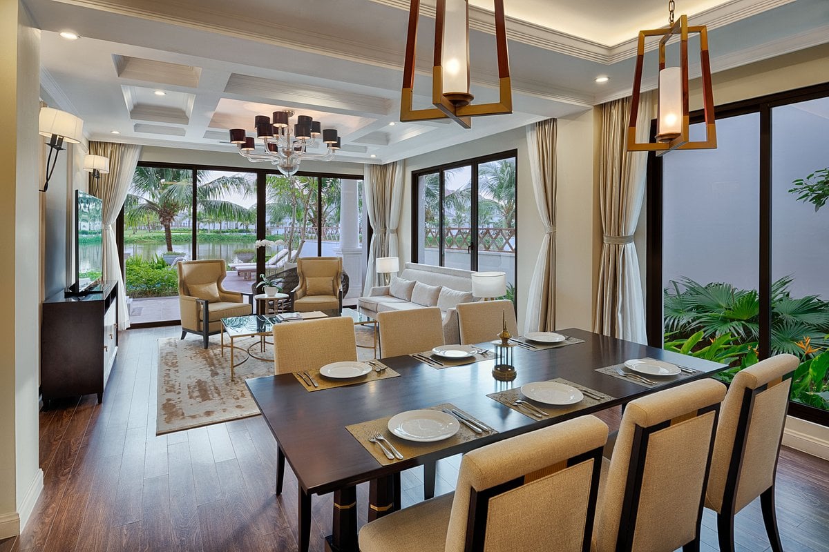 Resort Phú Quốc Vinpearl khu vực ăn uống riêng tư