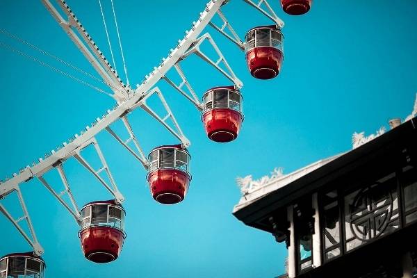 Vòng quay khổng lồ Sun Wheel, với độ cao 115m gồm 64 cabin. Du lich Da Nang - Vòng quay khổng lồ Sun Wheel, với độ cao 115m gồm 64 cabin.