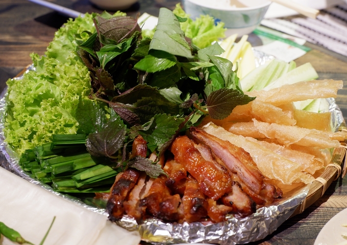 Nem nướng Nha Trang tại Sense Market Sài Gòn