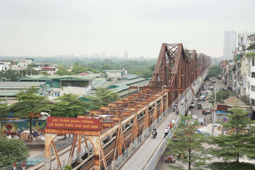 Cầu Long Biên trong lịch trình vui chơi Hà Nội 1 ngày