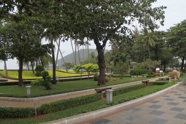 Công viên xinh đẹp khi du lịch Vũng Tàu