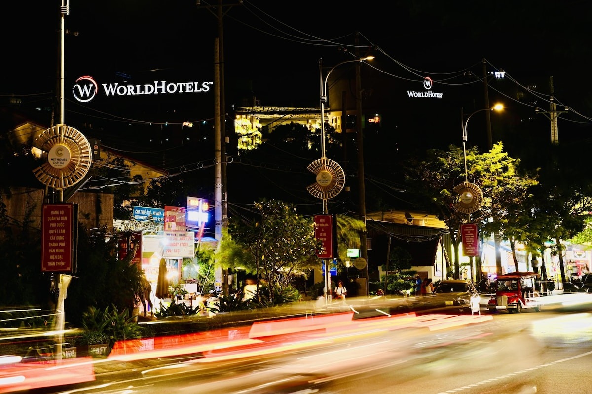 WorldHotels Long Beach Phú Quốc sở hữu vị trí trung tâm