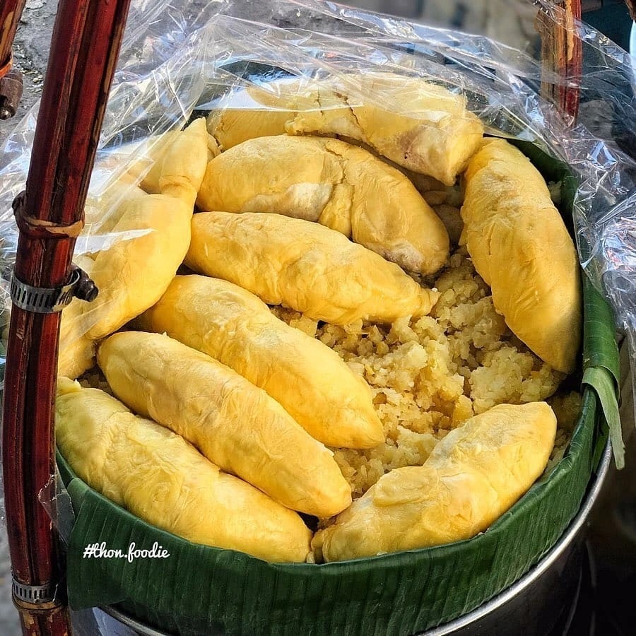 Xôi sầu riêng chợ Bà Chiểu
