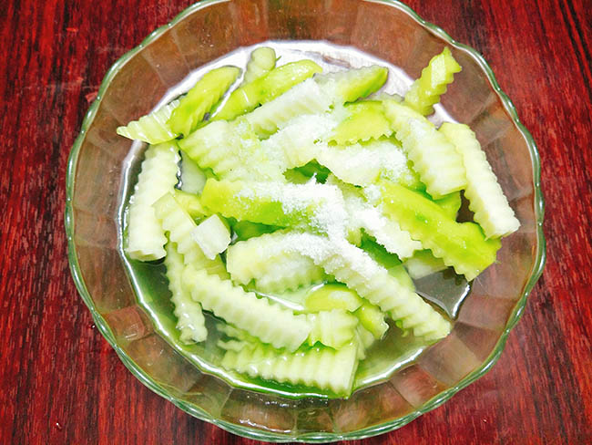 Su su xào thịt - nguyên liệu tươi ngon
