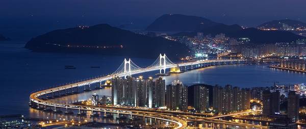 Busan Hàn Quốc bãi biển và chợ cá