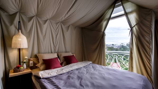 Trải nghiệm ngủ lều trong YOLO Camping House Đà Lạt