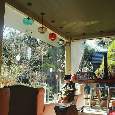 Bức tranh thu nhỏ vườn thiền Nhật Bản tại Zen Garden Coffee Đà Lạt