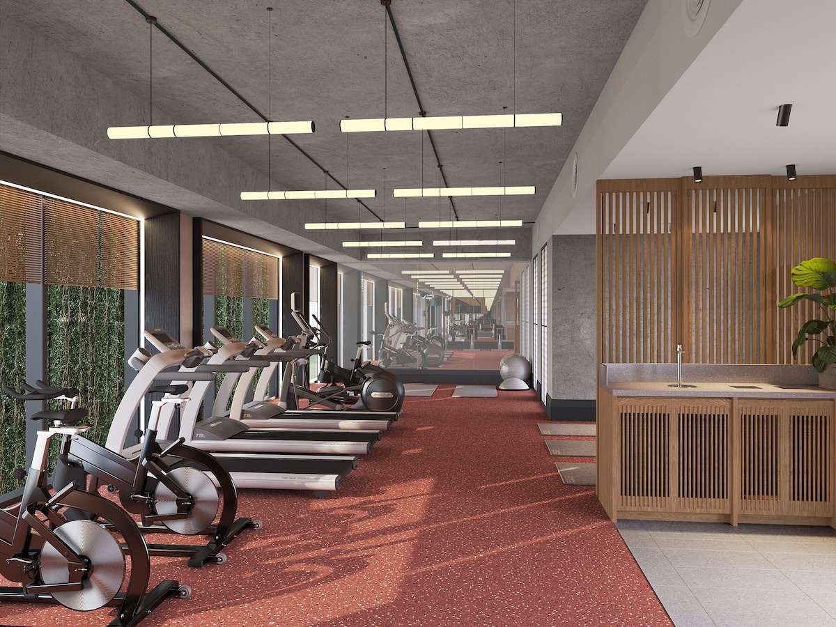 Phòng Gym hiện đại tại NHAAN Resort & Spa Hội An